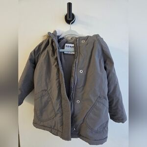 Old Navy Kids Charcoal Puffer Jacket